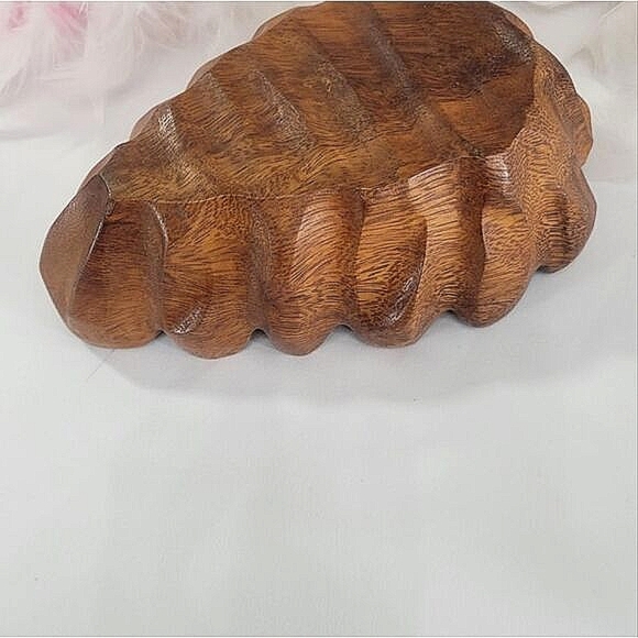 Vintage Small Acacia Wood Bowl - Picture 6 of 9